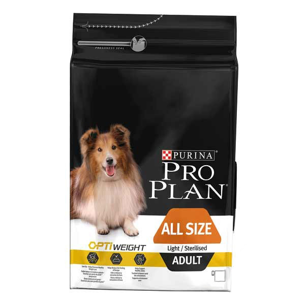 PROPLAN Dog OptiWeight Adult Light/Sterilised All Size