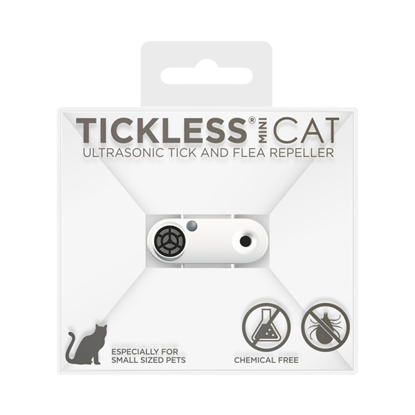 Tickless Mini Cat & Dog Rechargeable - White 