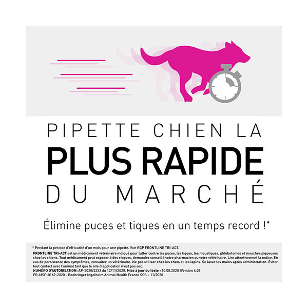 Frontline Tri-Act S Petit Chien (5-10 kg)