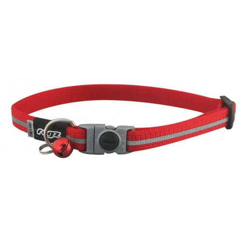 Rogz Collier Alleycat pour Chat - Rouge