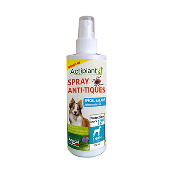 Actiplant' Spray Anti-tiques pour Chien - 200 ml