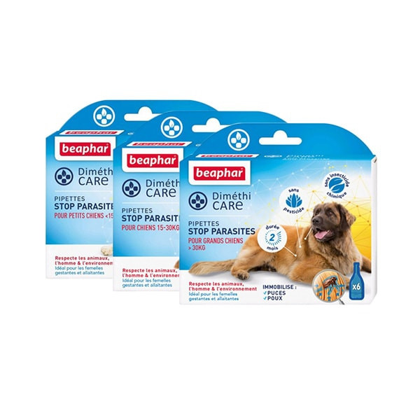 Beaphar "Diméthi Care" Stop Parasites pour Chien