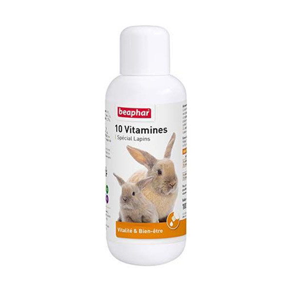 Beaphar 10 Vitamines pour Lapin - 100 ml