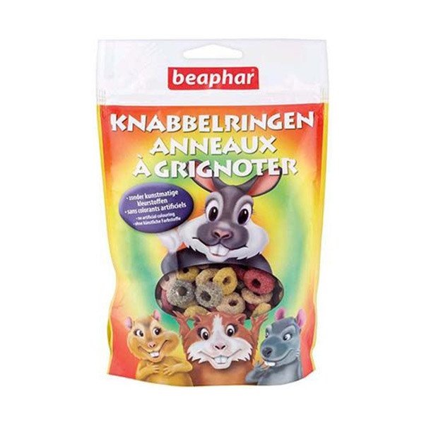Beaphar Anneaux à Grignoter pour Rongeurs - 75 g