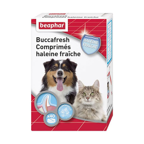 Beaphar Buccafresh Comprimés Haleine Fraîche - 40 cps