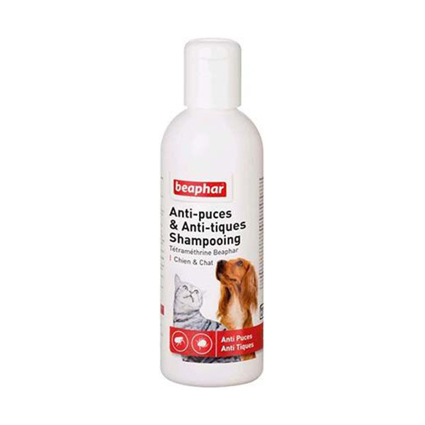 Beaphar Shampooing Anti-Puces & Anti-Tiques - 200 ml