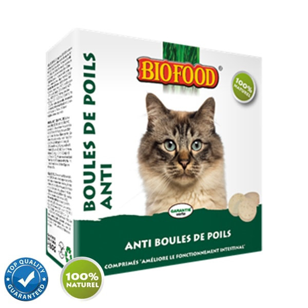 Biofood Anti Boules de Poils Chat - 100 pièces