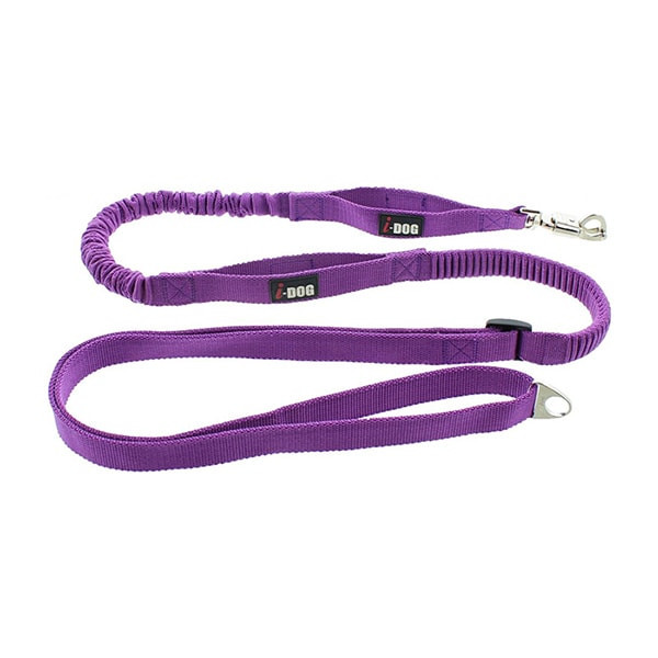 I-Dog Laisse de Traction Canicross Violette - 150 cm à 260 cm