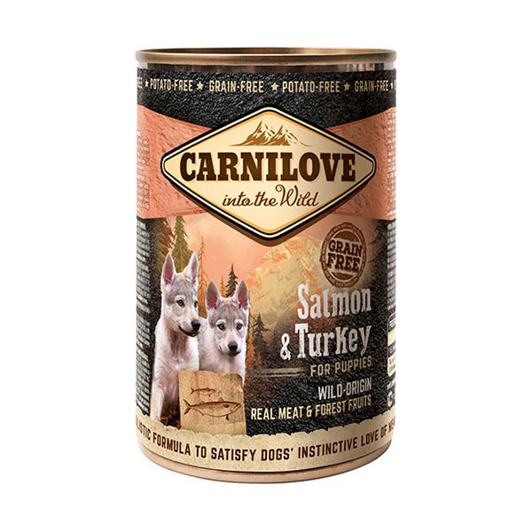 Carnilove Pâté Chiot Saumon & Dinde - 400 g