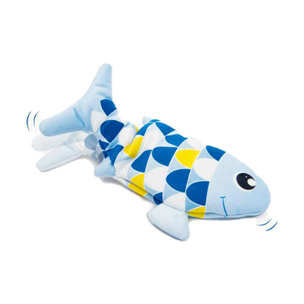 Catit Jouet Poisson Groovy - Bleu