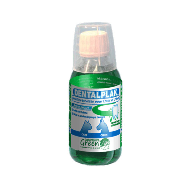 Greenvet Dentalplak Dentifrice Buvable au Poulet - 250 ml
