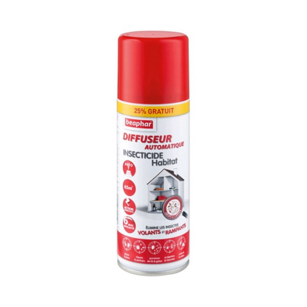 Beaphar Diffuseur Automatique Insecticide Habitat - 200 ml