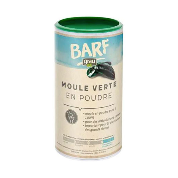Poudre de Moule Verte Pure pour Chien