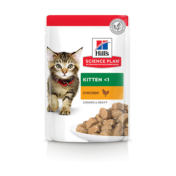 Hill's Science Plan Feline Kitten Poulet - 12 x 85 gr