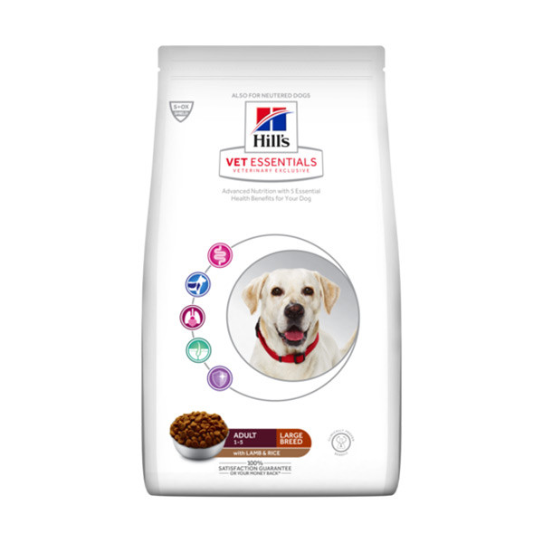 Hill's VetEssentials Canine Large Breed Agneau & Riz - 16 kg