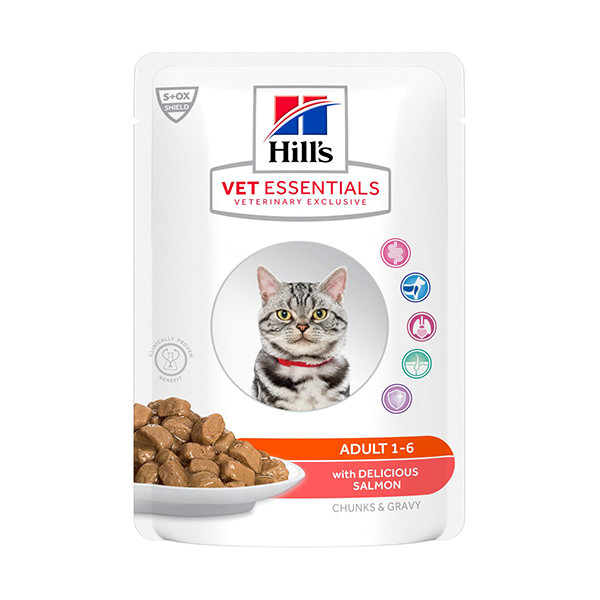 Hill's VetEssentials Feline Adult Saumon - 12 x 85 g