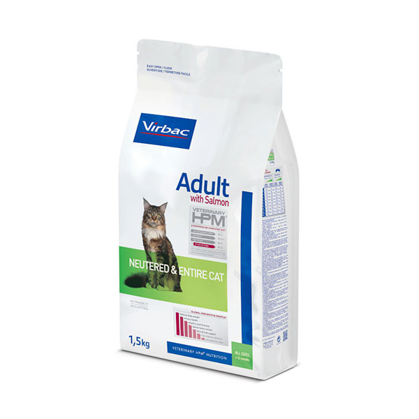 Veterinary HPM Cat Adult Neutered & Entire Saumon