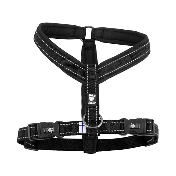 Hurtta Harnais Rembourré Casual en Y Noir