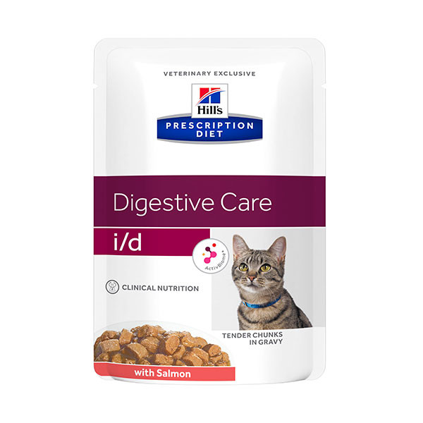 Hill's Prescription Diet Feline i/d Saumon - 12 x 85 gr