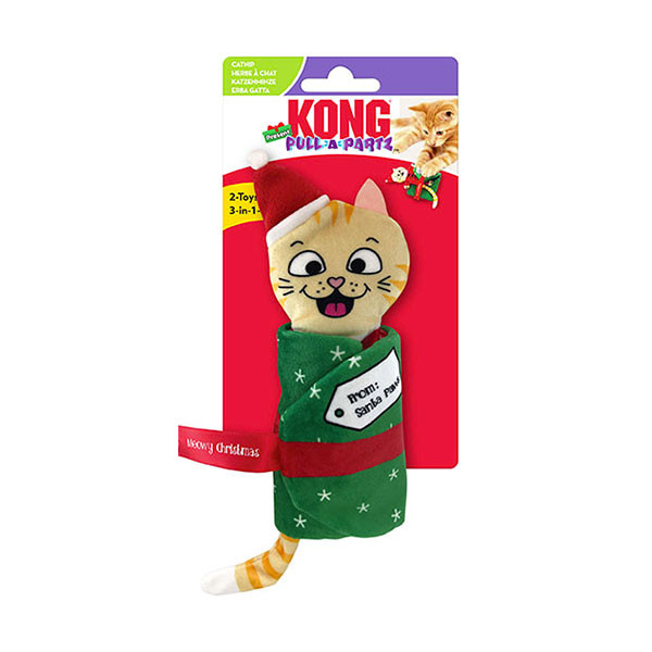 Kong Jouet "Pull A Partz" de Noël pour Chat