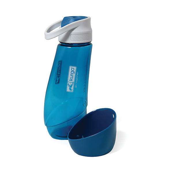 Kurgo Gourde avec Bol Intégré - Bleu