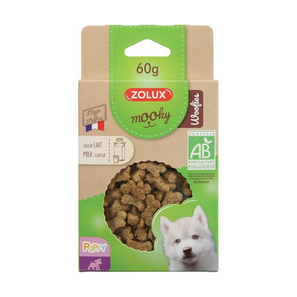 Zolux "Mooky" Friandises Bio au Lait pour Chiot - 60 g