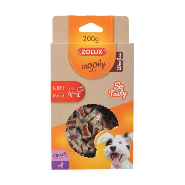 Zolux "Mooky" Mini Os au Boeuf pour Chien - 200 gr