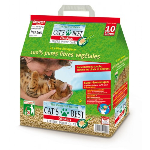 Litière Oko Plus pour Chat - 10 Litres