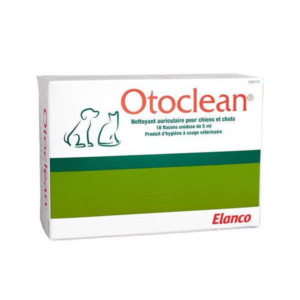 Otoclean Nettoyant Oreilles pour Chien et Chat - 18 x 5 ml