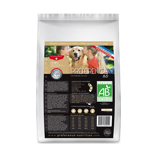 Préférence Chien Bio - 10 kg