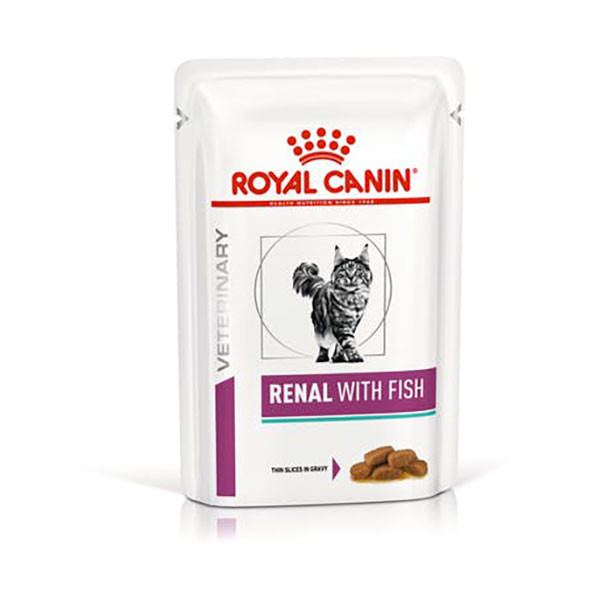 Royal Canin Vdiet Cat Renal au Poisson - 12 x 85 g