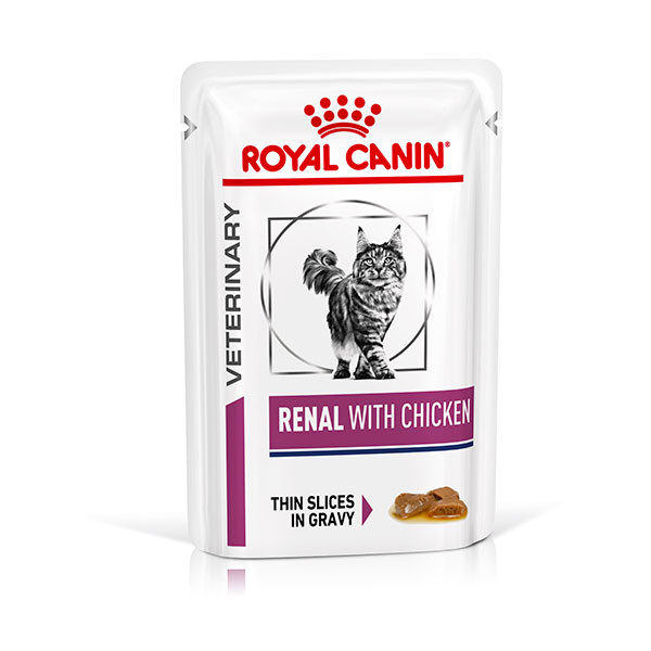 Royal Canin Vdiet Cat Renal au Poulet - 12 x 85 gr