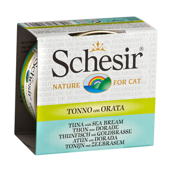 Schesir Bouillon Thon & Daurade pour Chat - 70 g