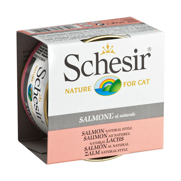 Schesir Saumon au Naturel pour Chat - 85 g