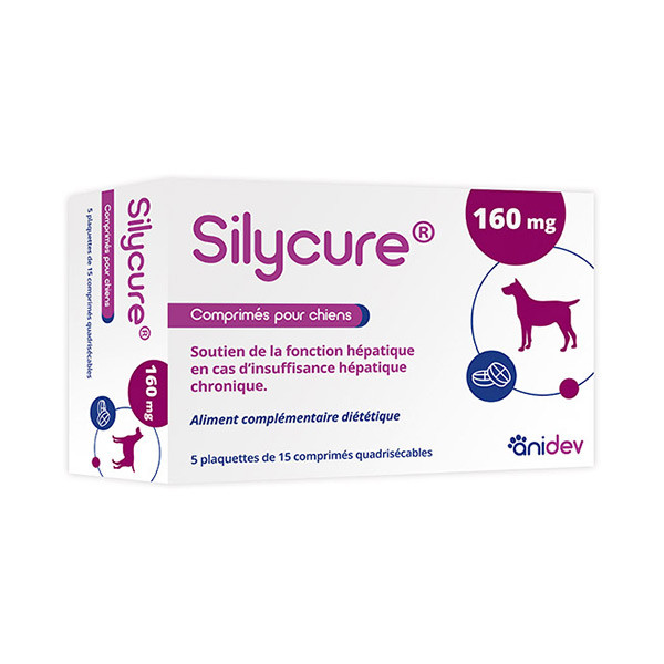 Silycure 160 mg pour Chien - 75 cps