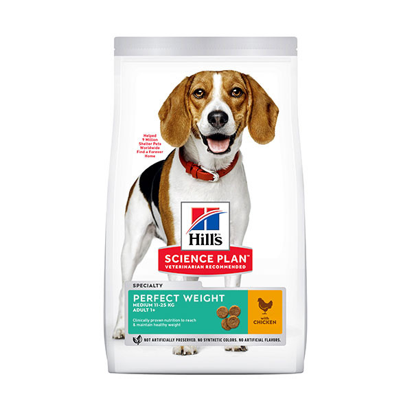 Hill's Science Plan Canine Adult Perfect Weight Medium - 12 kg