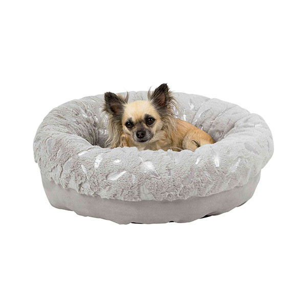 Trixie Feather Lit - Gris / Argent 50 cm