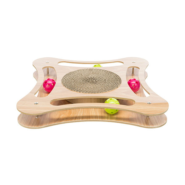 Trixie Plaque Griffoir Cadre Bois pour Chat