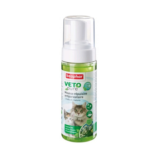Beaphar "Vetopure" Mousse Antiparasitaire pour Chat - 150 ml