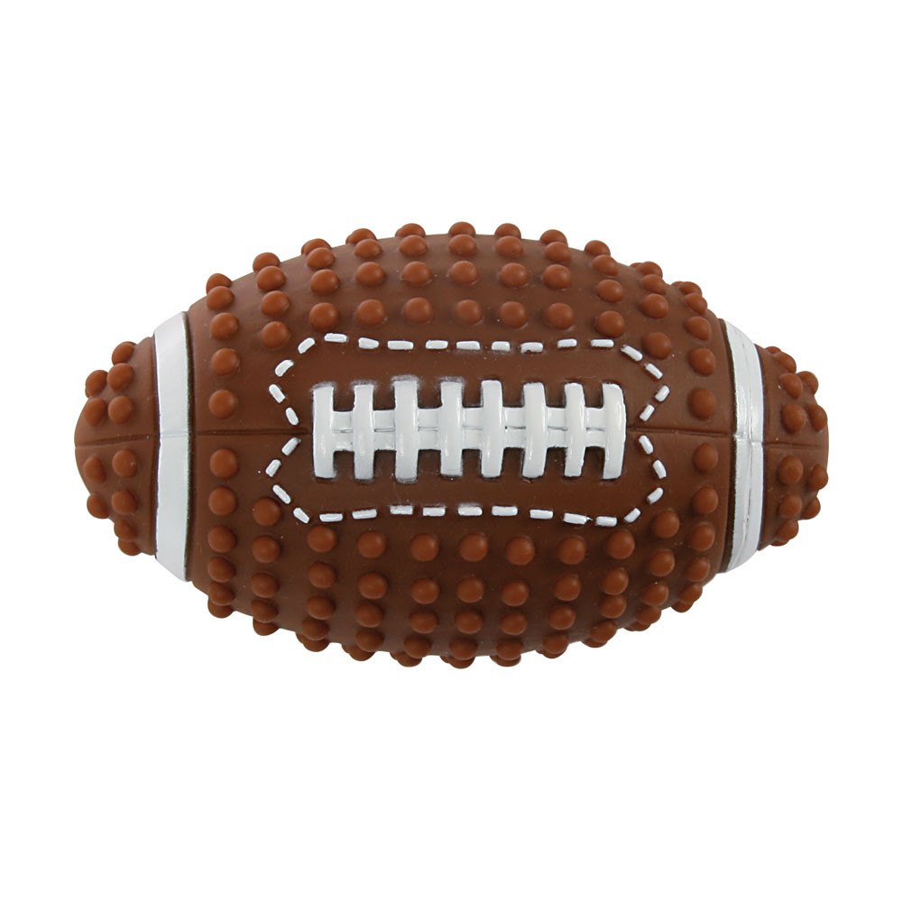 Zolux Balle de Foot US en Vinyl pour Chien - 10 cm