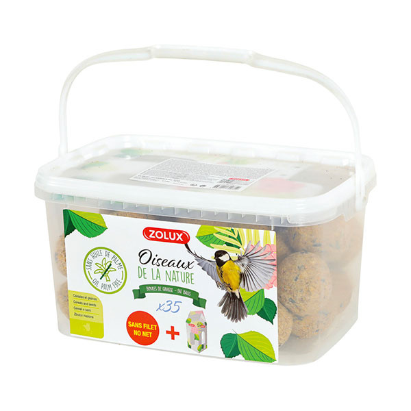 Zolux Boules de Graisse Sans Filet - Seaux