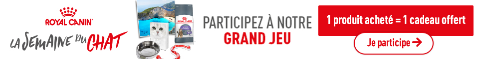 Grand jeu concours Royal Canin : 1 produit acheté = 1 produit offert